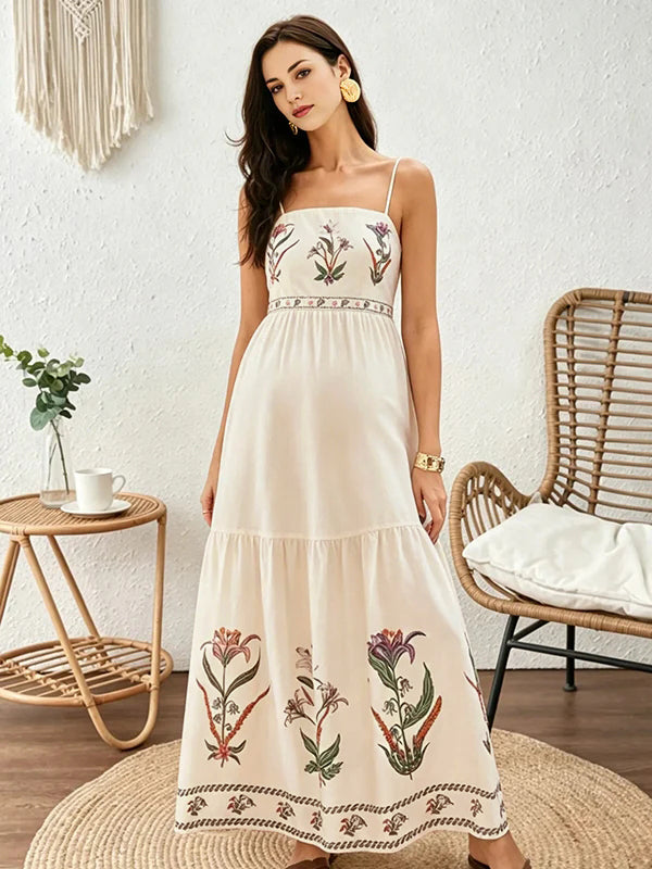 boho backless maxi dress Boho Backless Maxi Dress - multiple prints I Love that Boho