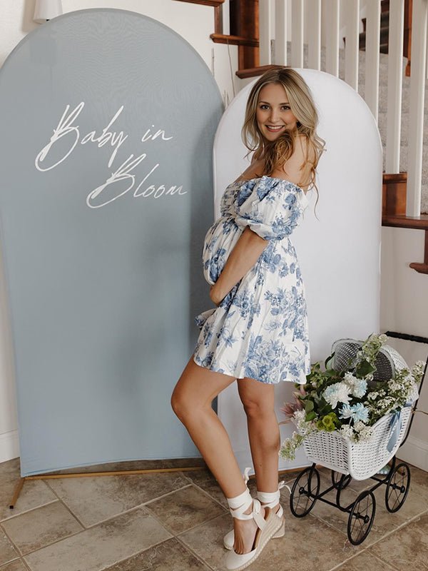 maternity dress for baby shower Sage Green Elegant and chic Shop Matilda baby shower blush