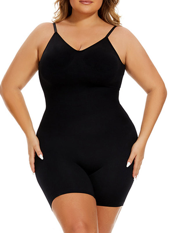 Momyknows Open Back Spaghetti Straps Catsuit Maternity Jumpsuits