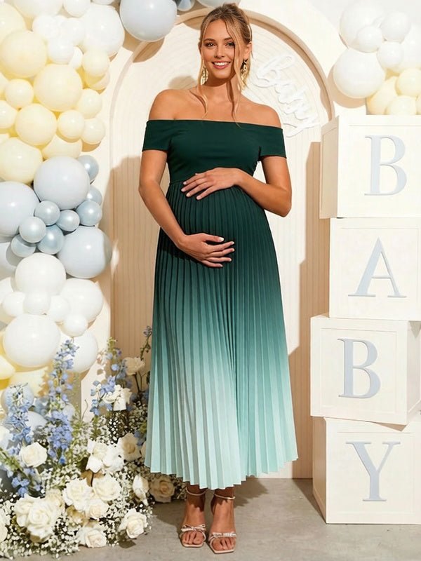 green maternity maxi dress PinkBlush Olive Draped Maternity Maxi