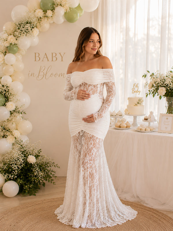 wedding dresses classic lace Vintage Lace Sleeveless Mermaid Fall Wedding Gown main image 1
