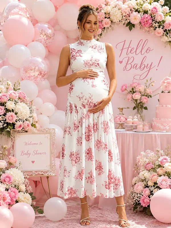flowy floral maternity dress Flower Embroidery Tulle Maternity Dress for Photoshoot Long Puffy Sleeves Pregnancy  Dresses for Women Off Shoulder BabyShower Gown Baby Blue S at Amazon  Women's Clothing store