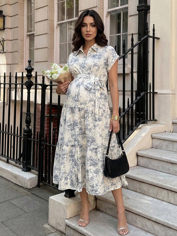 flowy floral maternity dress Flower Embroidery Tulle Maternity Dress for Photoshoot Long Puffy Sleeves Pregnancy  Dresses for Women Off Shoulder BabyShower Gown Baby Blue S at Amazon  Women's Clothing store