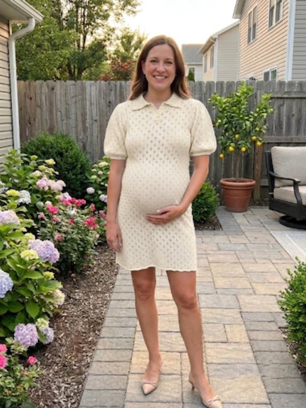 crochet puff sleeve dress Momyknows Daily Cut Out Maternity Mini Maternity Length:Floor 41 inches ANTHROPOLOGIE Elegant Black Ballgown Wedding I found these beautiful