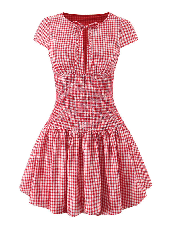 red checkered maternity dress Emma Red Gingham Maternity Dress l Elegant & Stylish Pregnancy Dresses