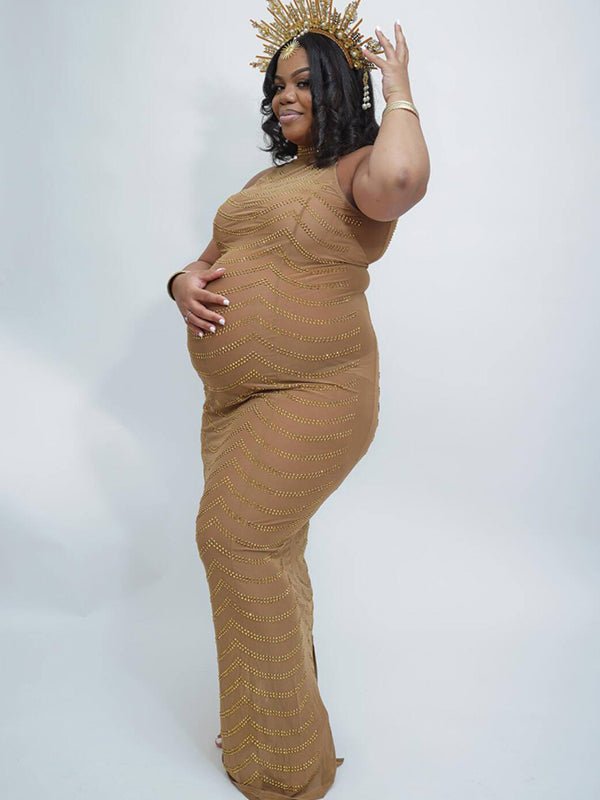 plus size pregnancy formal dresses Maternity Fashion not bra size) Selassie Tassel Custom Plus Size