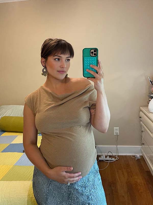 Momyknows Skin Colour Leisure Maternity Top
