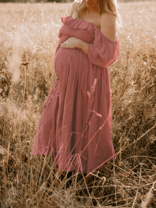 Momyknows Boho Flowy Maternity Dress