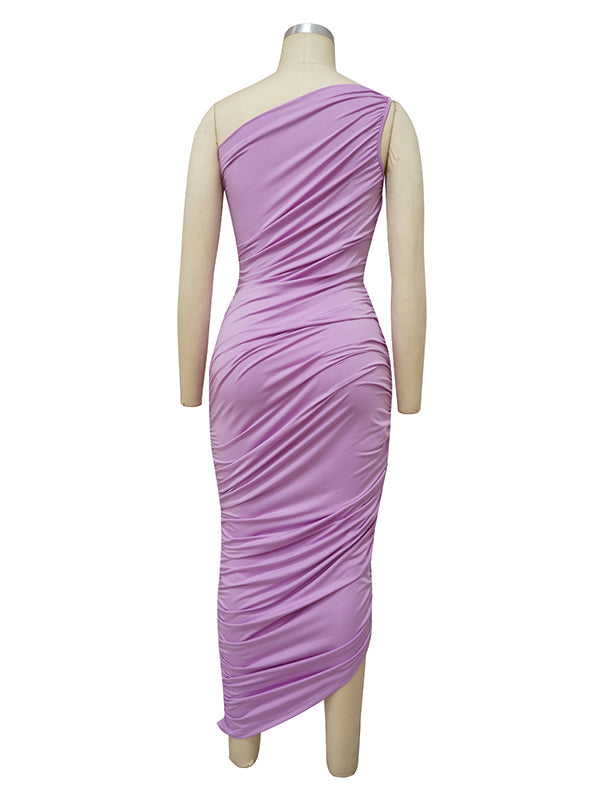lavender ruched bodycon dress Ruched Dress Lucy In The Sky Lavender Dress Rhinestone Ruched Bodycon Dress In Purple LUCY IN THE SKY
