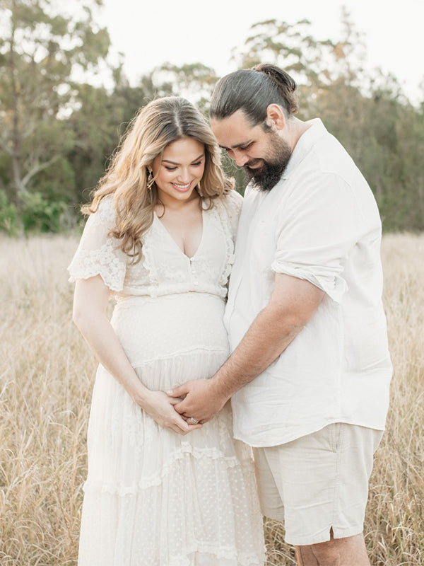 Photoshoot Maternity Maxi Dress