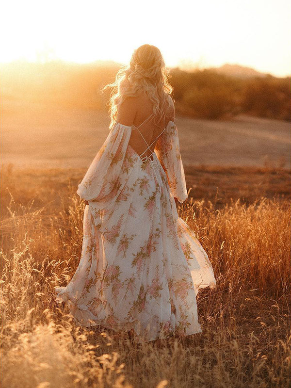 Momyknows White Floral Cut Out Off Shoulder Backless Cami Big Swing Elegant Vacation Maternity Hobo Photoshoot Baby Shower Maxi Dress White / 2XL Momyknows White Floral Cut Out Off Shoulder Backless Cami Big Swing Elegant Vacation Maternity Hobo Photoshoot Baby Shower Maxi Dress White / 2XL
