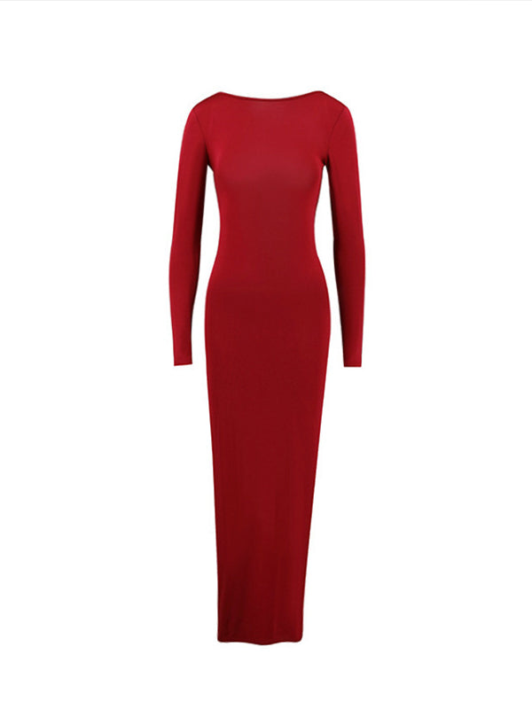 Momyknows Red Reversible Ruched Deep V-neck Backless Bodycon Elegant Evening Gown Maternity Photoshoot Maxi Dress Red / M Momyknows Red Reversible Ruched Deep V-neck Backless Bodycon Elegant Evening Gown Maternity Photoshoot Maxi Dress Red / M