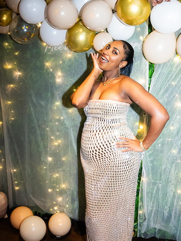 Sparkly Baby Shower Dresses Momyknows Sparkly Baby Shower Dresses Momyknows