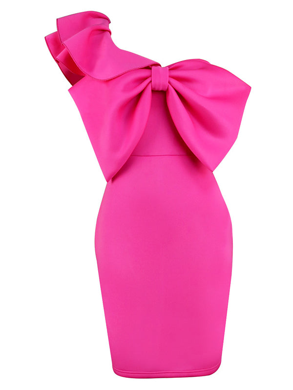 ★Rose Frantz★ Rose Balloon Mini Dress (2色) abito_corto_con_rose_applicate