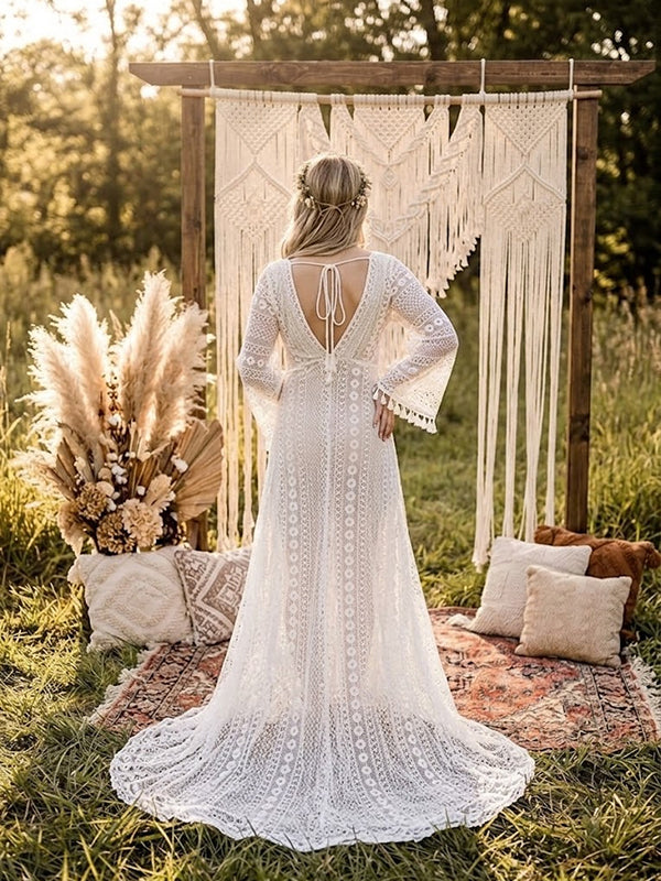 Sheer Dacron Maternity Long Dress with Open Back Detailing Flowy Loose Silhouette