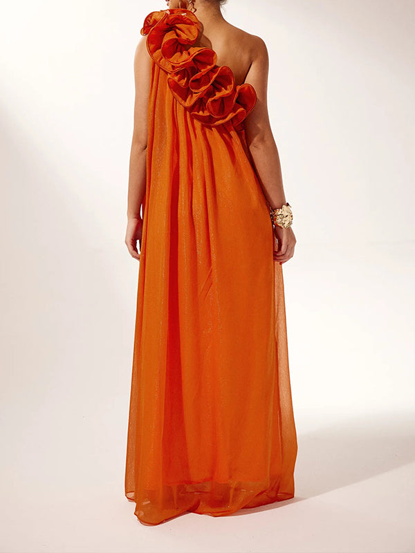 orange maternity bridesmaid dresses Alfred Sung Maternity Bridesmaid Dress Style M435