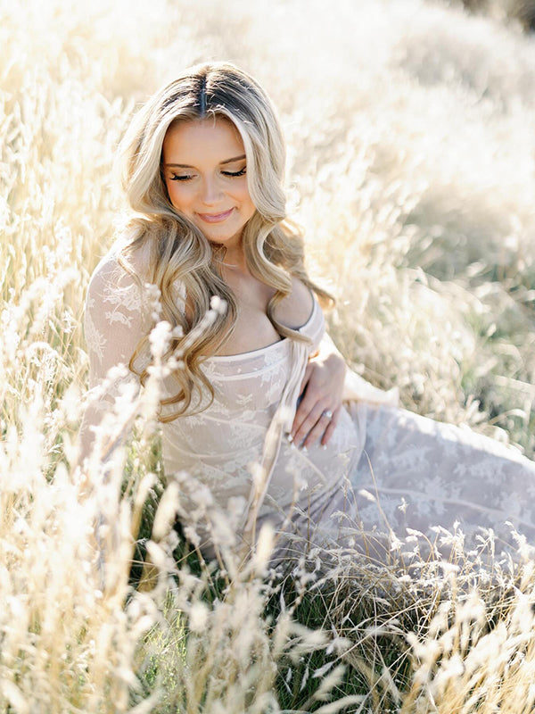 Momyknows White Lace Corset Square Neck Flare Sleeve Off Shoulder Bodycon Elegant Cocktail Party Maternity Baby Shower Photoshoot Maxi Dress White / Momyknows White Lace Corset Square Neck Flare Sleeve Off Shoulder Bodycon Elegant Cocktail Party Maternity Baby Shower Photoshoot Maxi Dress White /